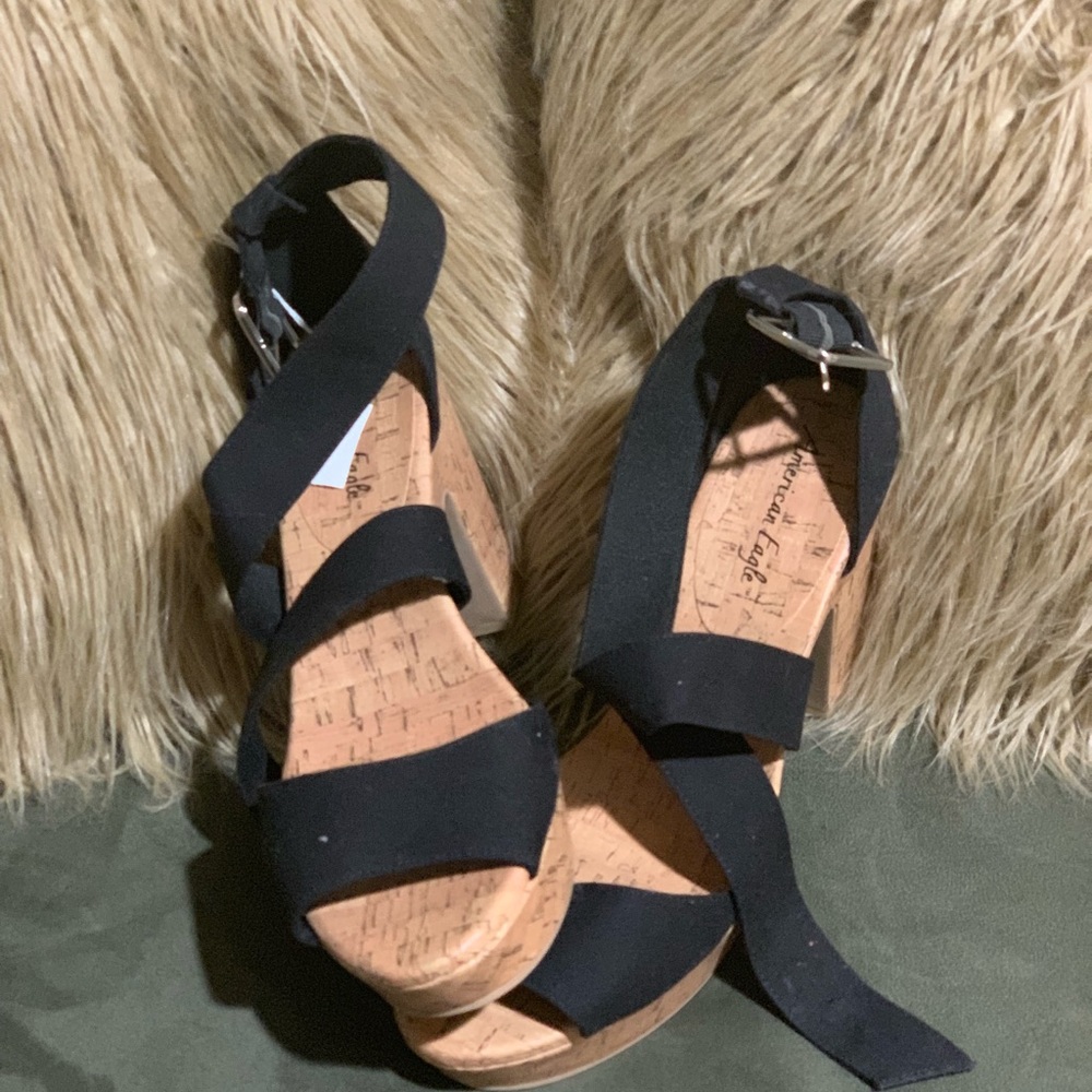 Black Strap Sandals